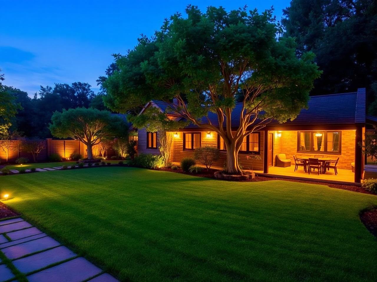 Landscaped gardens